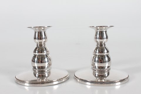 Danish silversmith
Pair candlesticks
of genuine silver