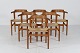 Hans J. Wegner
Set of 6 armchairs PP 68
Oak with paper cord